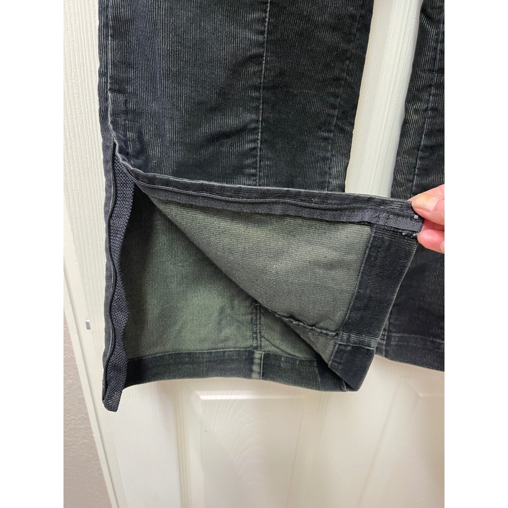 Athleta Cargo Pants Womens 8 Blue Green Corduroy Utility Color Shift - Picture 9 of 17